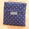 Unisex  Star Dots Stripe Reusable Portable folding bag Waterproof Reusable Eco Shopping Travel Shoulder Bag Pouch Tote Handbag