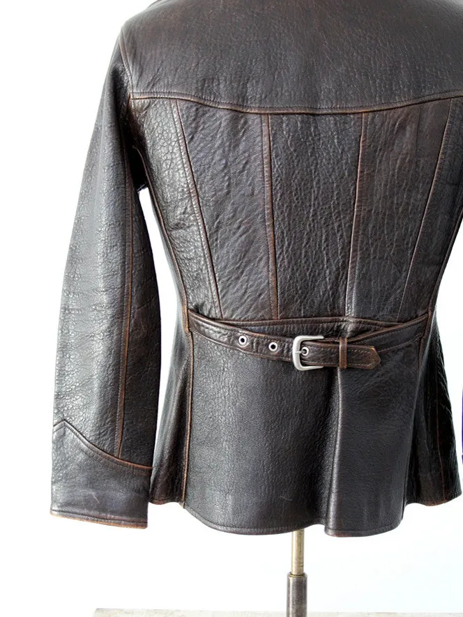 vintage John Michael leather jacket