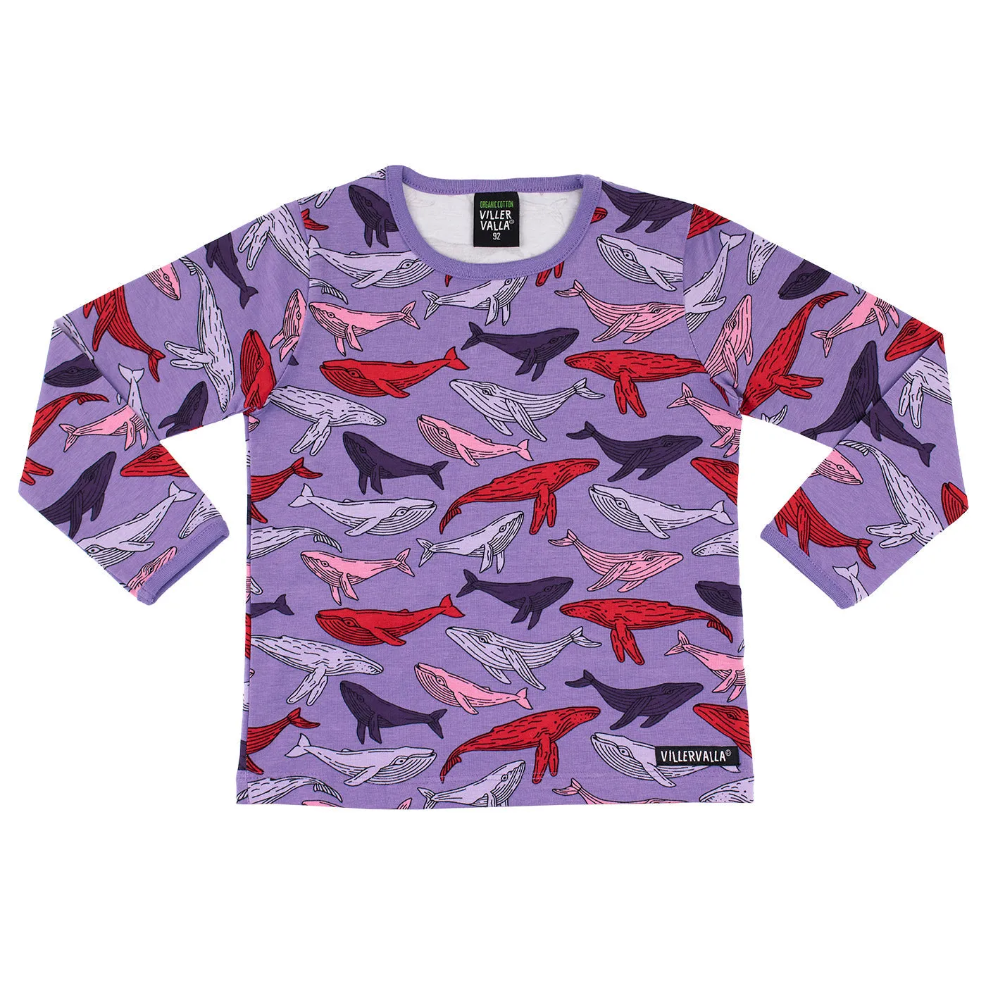 Whale Long Sleeve Shirt in Lilac