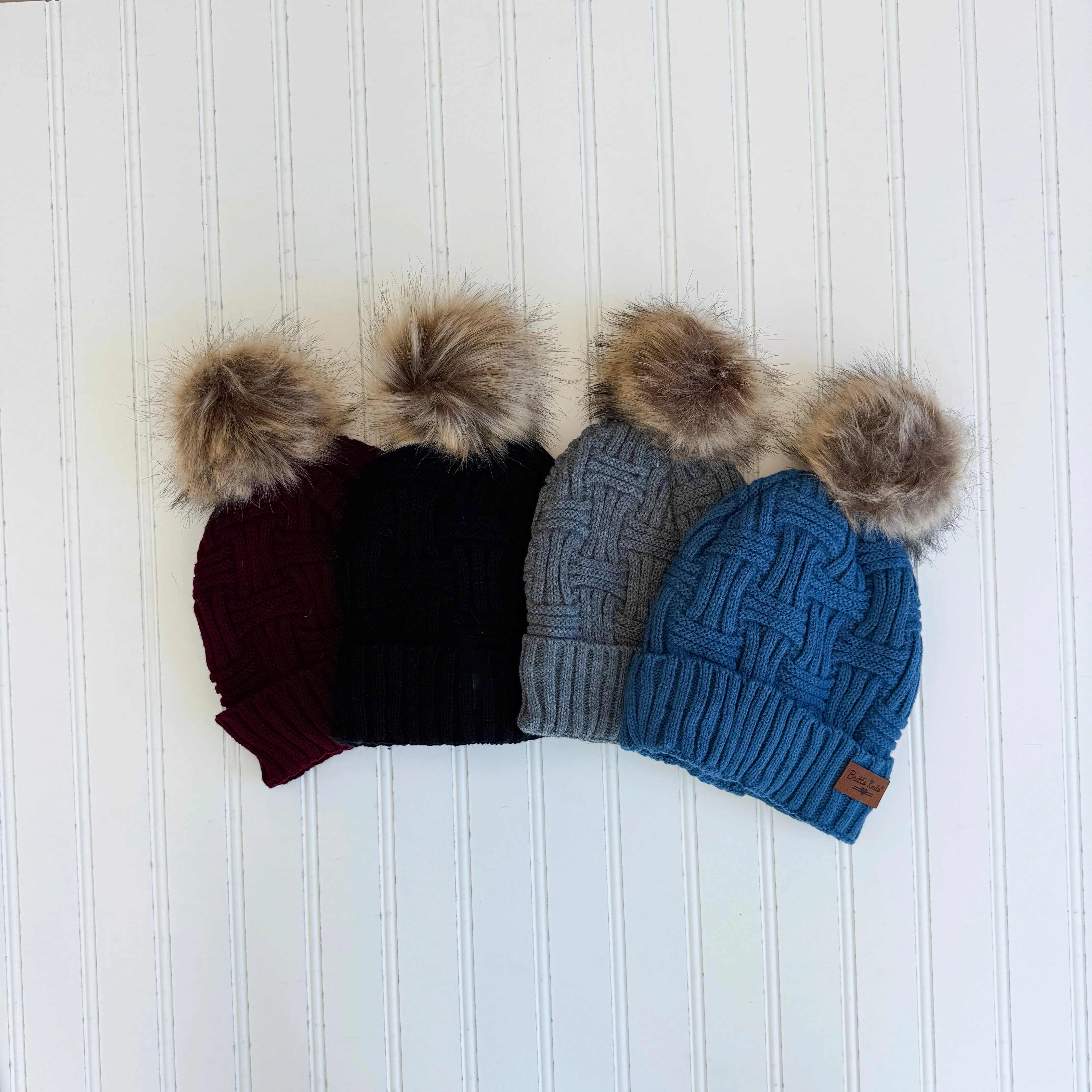 Winter Pom Hats