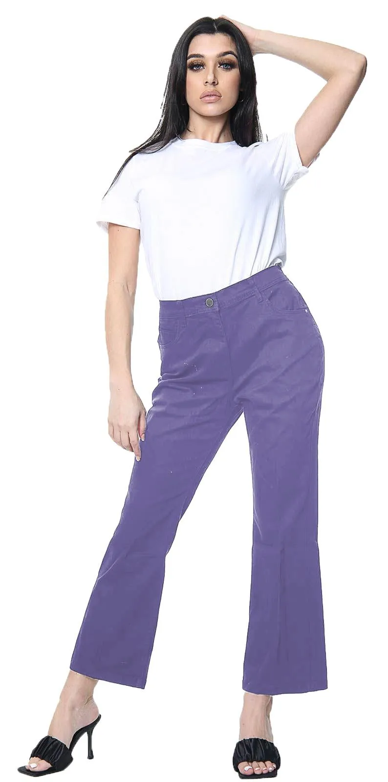 Women Bootcut Stretch Jeans - SR227BC